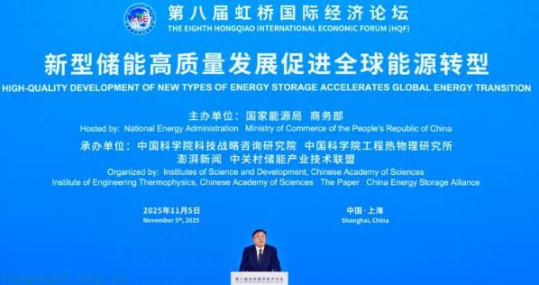 第八届虹桥论坛分论坛在沪召开 共商新型储能赋能能源转型大计