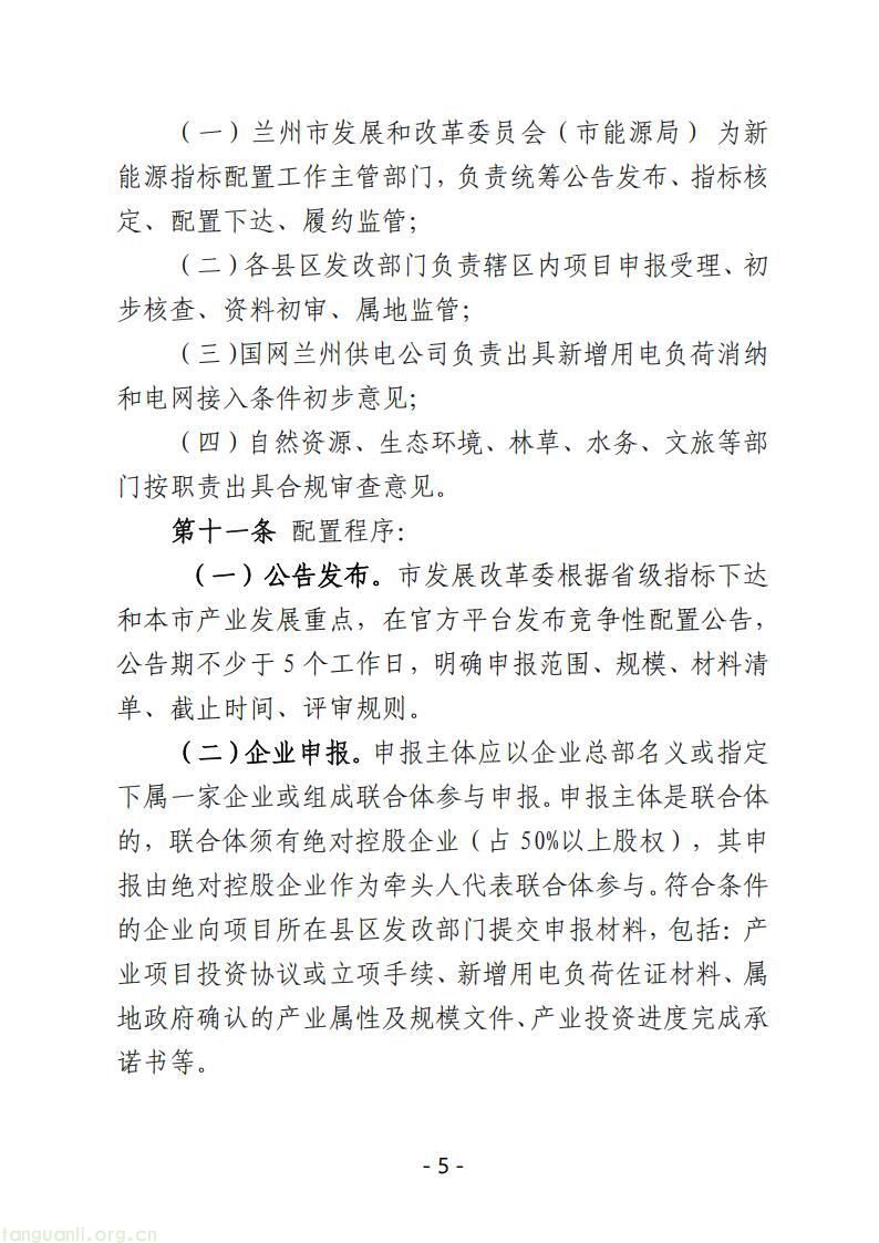 兰州征集新能源指标配置意见 明确产业项目准入与奖惩规则(图6)